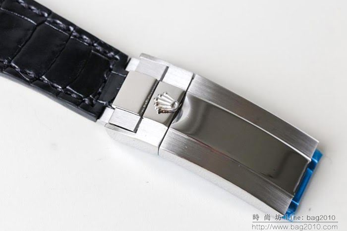 ROLEX勞力士 新品上市 N9最新力作 雕刻手工 純銀殼套 瑞士ETA2824自動上旋機芯 超強防水 鱷魚皮錶帶 高檔男士腕表  wssb4775